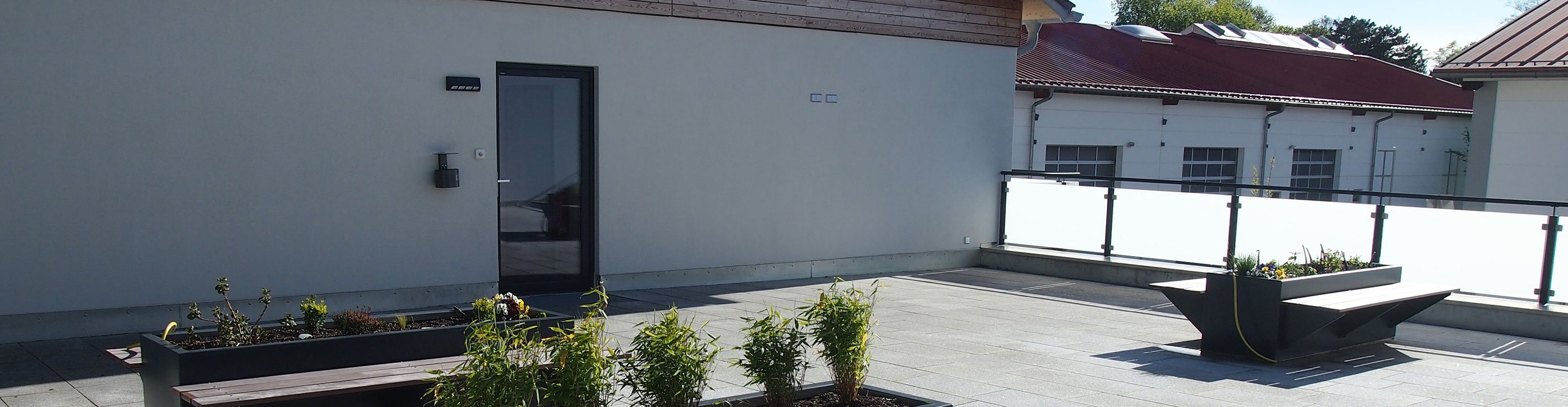 Ansicht der Dachterasse