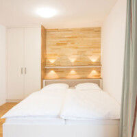 1 Zimmer-Apartment Doppelbett